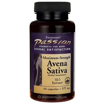 Swanson Avena Sativa Extract (Extrakt z ovsa), 575 mg, 60 kapslí (87614080222)