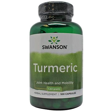 Swanson Turmeric - kurkuma, 1440 mg, 100 kapslí (87614019406)