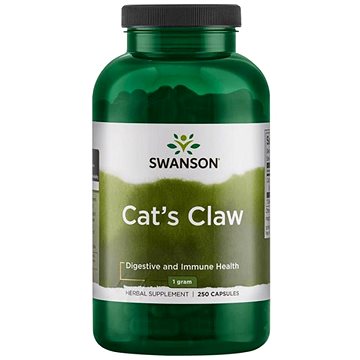 Swanson Cat's claw (Řemdihák plstnatý) 500mg, 250 kapslí (87614017570)