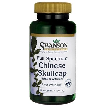 Swanson Full Spectrum Chinese Skullcap (Šišák bajkalský), 400mg, 90 kapslí (87614111285)