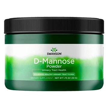 Swanson D-Mannose Powder (D-manóza prášek), 50 g (87614019130)