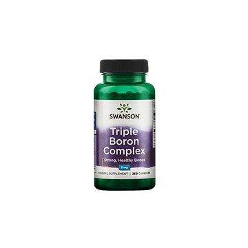 Swanson Triple Boron Complex (Bor), 3 mg, 250 kapslí (87614015996)
