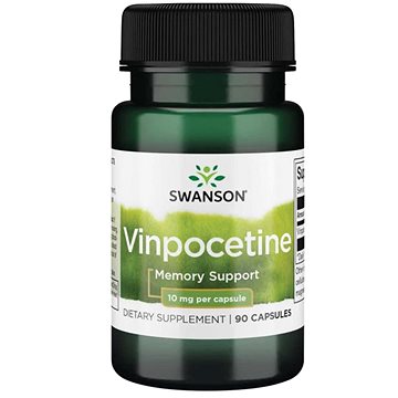 Swanson Vinpocetine (podpora paměti), 10 mg, 90 kapslí (87614117331)
