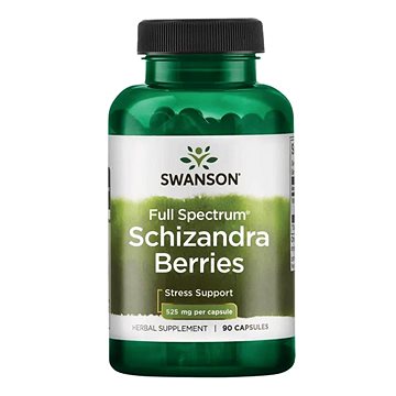 Swanson Schizandra Berries (Klanopraška čínská), 525 mg, 90 kapslí (8595695378432)