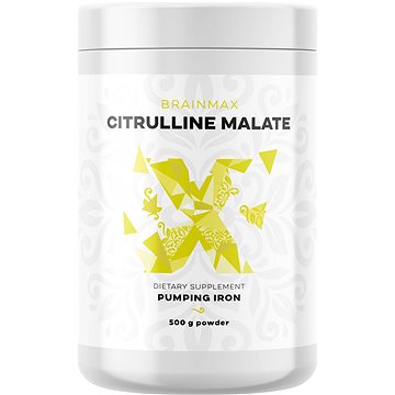 BrainMax Citrulline Malate, Citrulin Malát, 500 g (8594190025377)