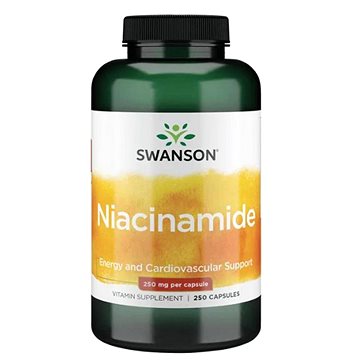 Swanson Niacinamide, 250 mg, 250 kapslí (87614010496)