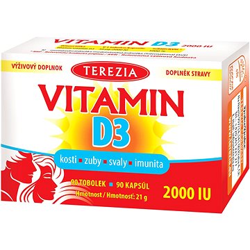 TEREZIA Vitamín D3 2000 IU tob.90 (8594006898775)