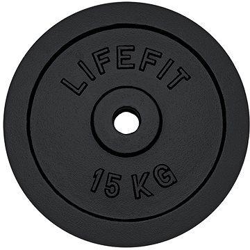 Kotouč Lifefit 15 kg / tyč 30 mm (4891223097658)