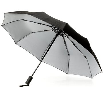 KRAGO Deštník skládací s dvojitým baldachýnem šedá (umb-4-003)