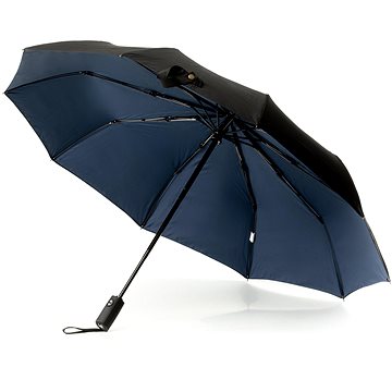 KRAGO Deštník skládací s dvojitým baldachýnem modrý (umb-4-005)
