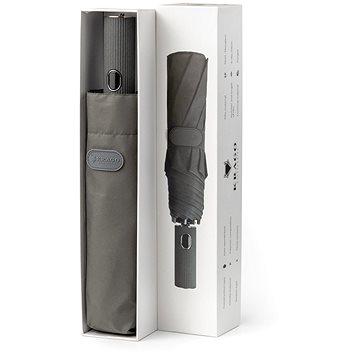 KRAGO Deštník skládací v dárkové krabičce plně automatický šedá (umb-2-004)