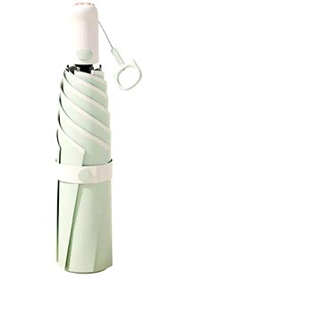 KRAGO Deštník Meow skládací mini plně automatický zelený (umb-11-001)