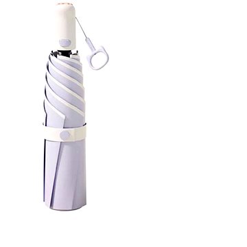 KRAGO Deštník Meow skládací mini plně automatický fialový (umb-11-005)