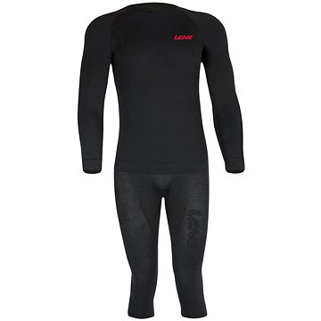 Lenz Set Merino underwear pánský kalh.3/4 black L/XL (9006729152854)
