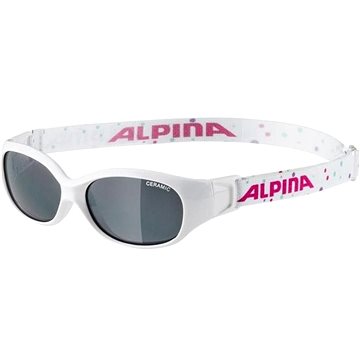 Alpina Sports Flexxy Kids white-dots gloss (4003692286192)