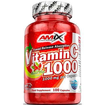 Amix Nutrition Vitamin C 1000mg, 100 kapslí (8594159532601)