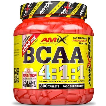 Amix Nutrition BCAA 4:1:1, 300 kapslí (8594159533981)