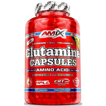 Amix Nutrition L-Glutamin, 360 kapslí (8594159532717)