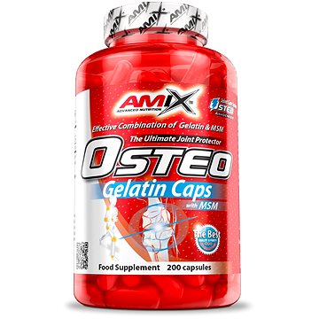 Amix Nutrition Osteo Gelatin + MSM 400 kapslí (8594159531703)