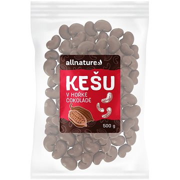 Allnature Kešu v hořké čokoládě 500 g (16137V)