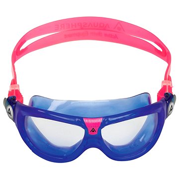 Aqua Sphere Dětské plavecké brýle SEAL KID 2 XB NEW čirá skla, modrá/růžová (12623)
