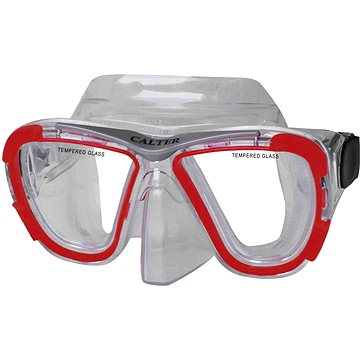 Calter Potápěčská maska Senior 238P, červená (4891223086799)
