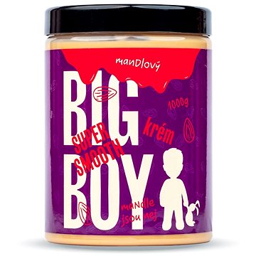 BIG BOY Mandlový krém super smooth 1000g (8594193036776)