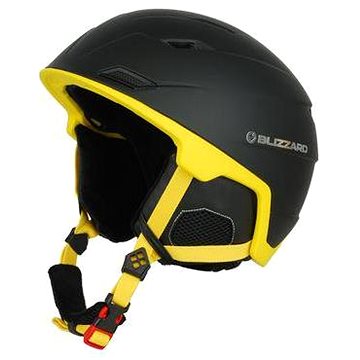 Lyžařská přilba Blizzard Double ski 60-62 Black Matt/Neon Yellow (163346CRY)