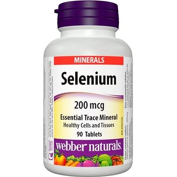 Webber Naturals Selenium 200 mcg 90 tbl (5099)