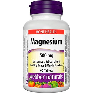 Webber Naturals Magnesium 500 mg 60 tbl (4975)