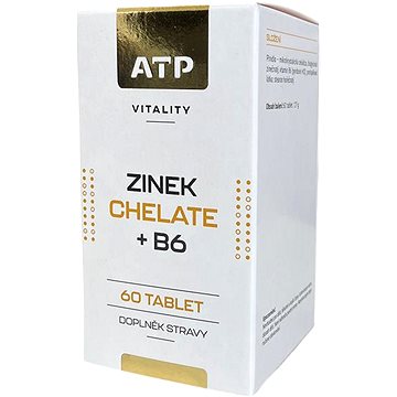 ATP Vitality Zinek Chelate + B6 60 tbl (13020)