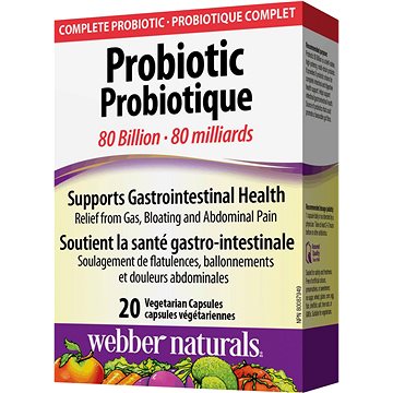 Webber Naturals Probiotic 80 billion 20 cps (12008)