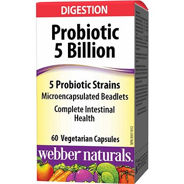 Webber Naturals Probiotic 5 Billion 60 cps (4972)