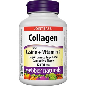 Webber Naturals Collagen+Lysine+Vitamín C 120 tbl (12006)