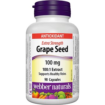 Webber Naturals Grape Seed 100 mg 90 cps (8341)
