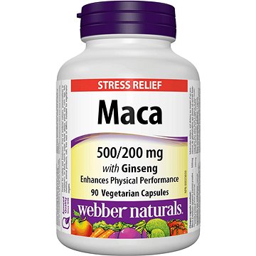 Webber Naturals Maca with Ginseng 500/200 mg 90 cps (8336)