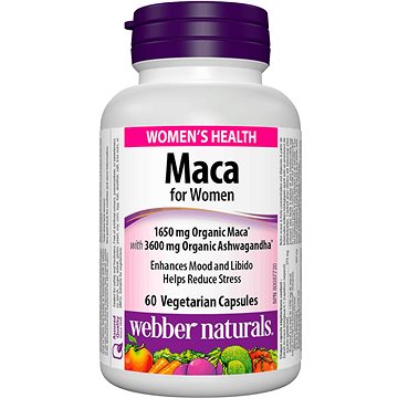 Webber Naturals Maca for Women 60 cps (10721)