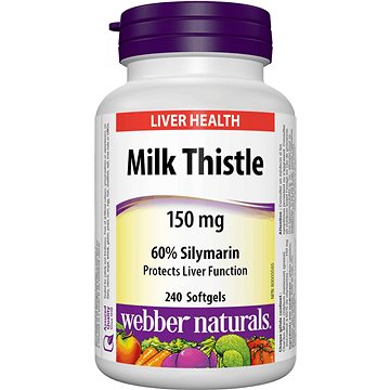 Webber Naturals Milk Thistle 150 mg 240 tob (10398)