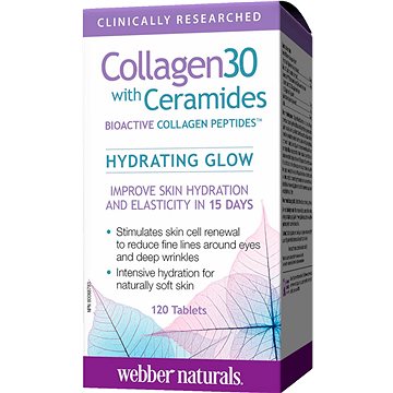 Webber Naturals Collagen 30 with Ceramides 120 tbl (10722)