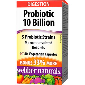 Webber Naturals Probiotic 10 Billion 40 cps (5095)