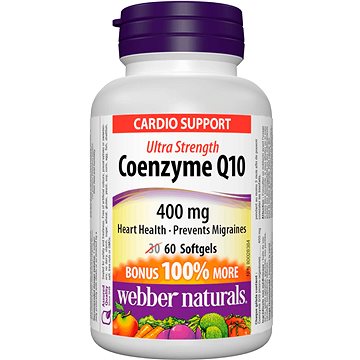 Webber Naturals Coenzyme Q10 400 mg 60 cps (8337)