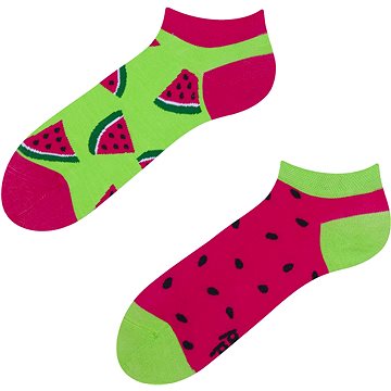 Dedoles Veselé kotníkové ponožky Červený meloun zelená/červená vel. 39 - 42 EU (8585052015667)