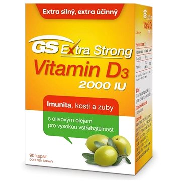 GS Extra Strong Vitamin D3 2000 IU cps. 90 (4549490)