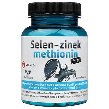 Galmed Selen-Zinek-Methionin forte 50+10 kapslí (8594058237584)