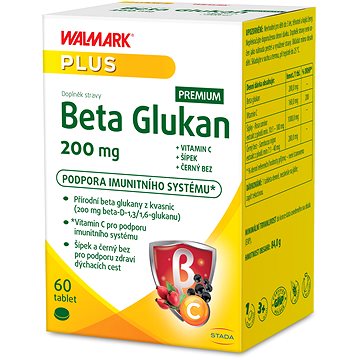 Walmark Beta Glukan 200 mg Premium 60 tablet (8596024020879)