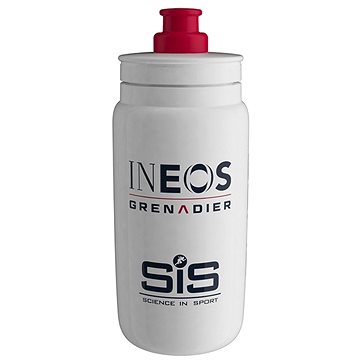 Elite Cyklistická láhev na vodu FLY INEOS GRENADIERS WHITE 550 ml (8020775041369)