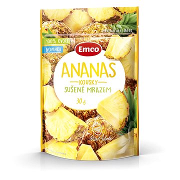Emco Mrazem sušený ananas 30g (8595229921882)