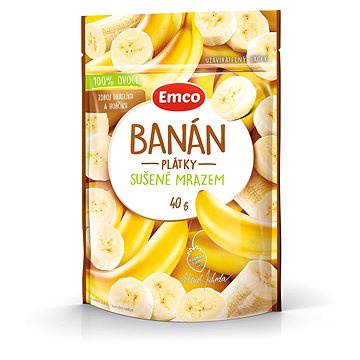 Emco Mrazem sušený banán 40g (8595229923466)