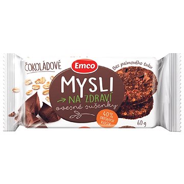 Emco Ovesné sušenky čokoládové 60g (8594017144779)