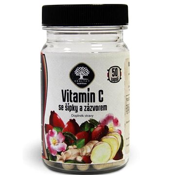 Selllot Vitamín C se šípky a zázvorem 50 kapslí (VIT1896)